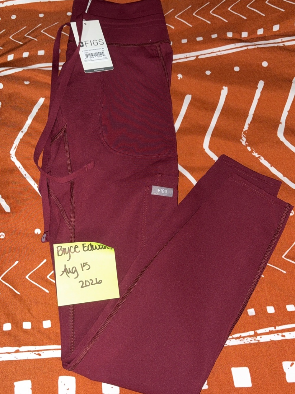FIGS Women’s Maroon Leggings